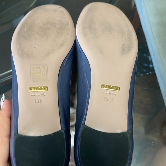 Gucci Vernice Microguccissima Ballet Flats Uniform Blue - Picture 4 of 9